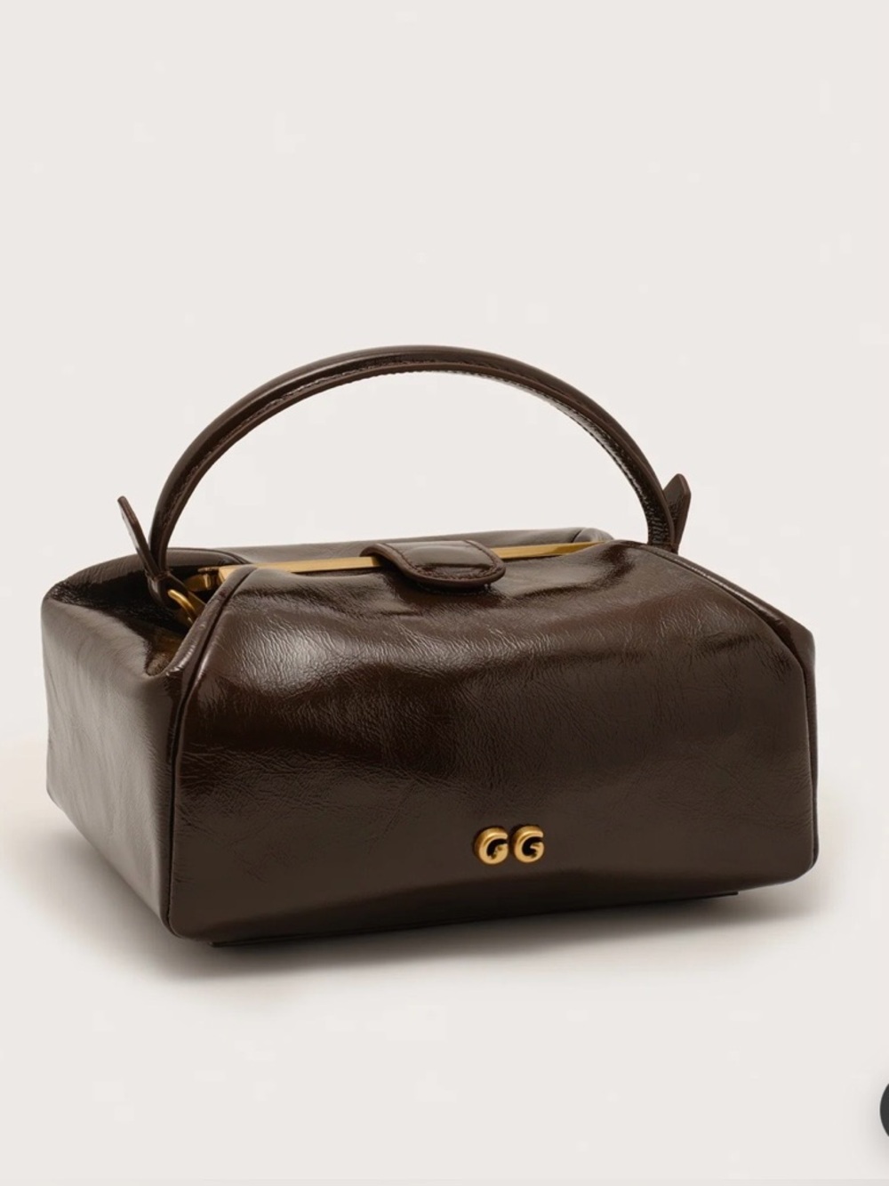 Cult Gaia FAWN MINI BAG in color Luwak Patent Leather NIB - Picture 4 of 12
